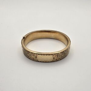 Vintage 1/20 14kt Gold Filled HFB Bangle Bracelet